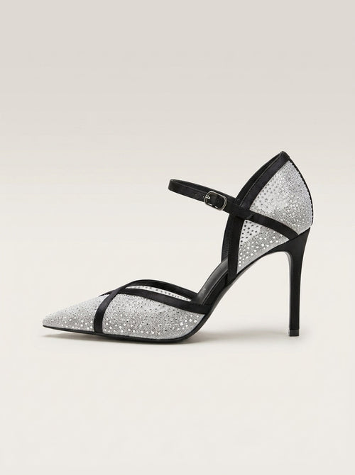 Crystal Mesh Stiletto Heel