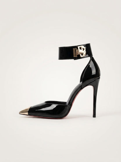 Metal Toe Stiletto Heel
