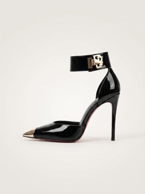Metal Toe Stiletto Heel
