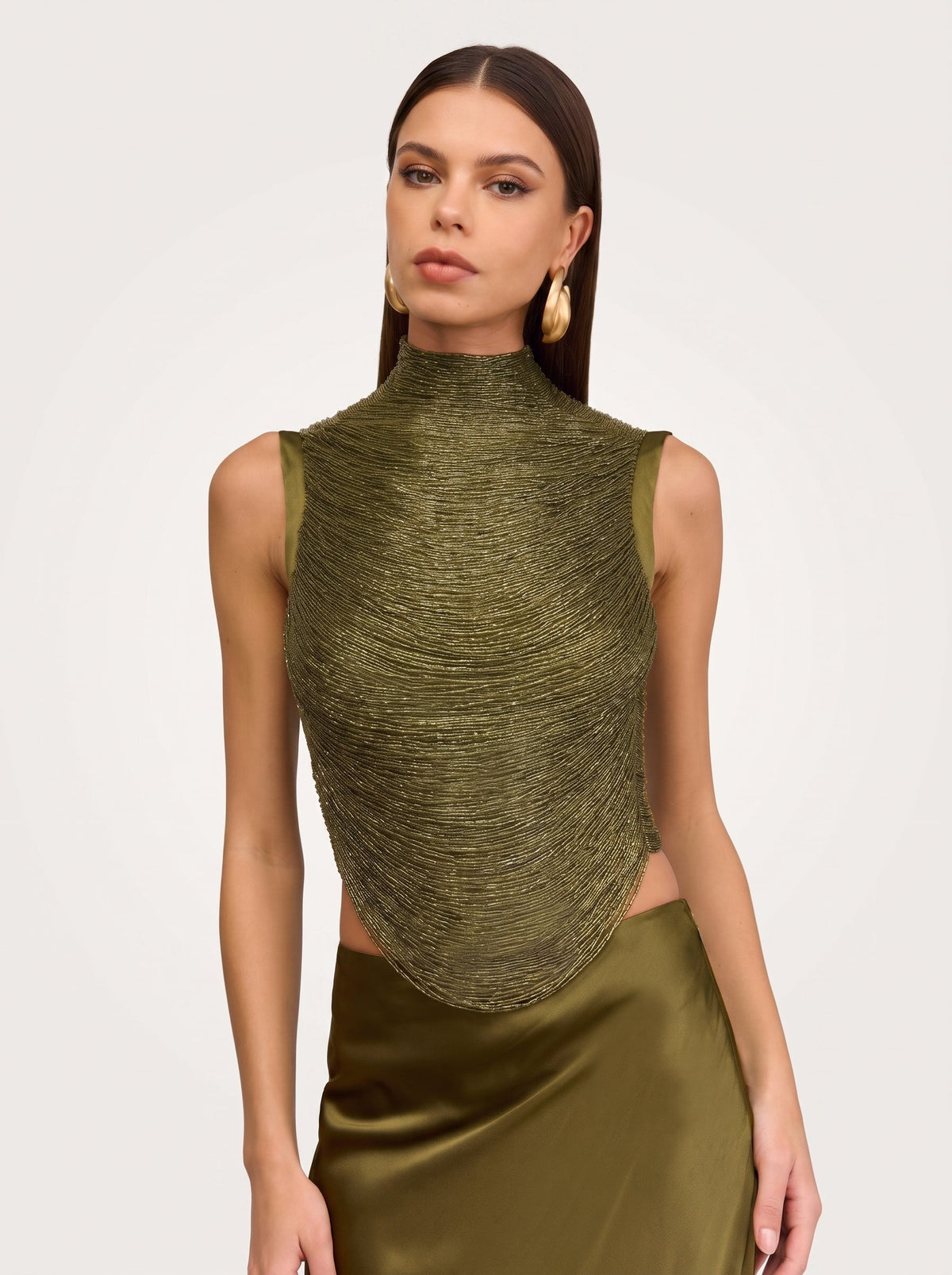 Olive Fringe Set