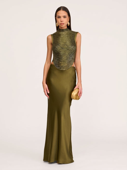 Olive Fringe Set