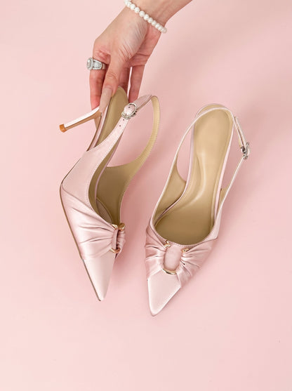 Pointed Toe Slingback Stiletto